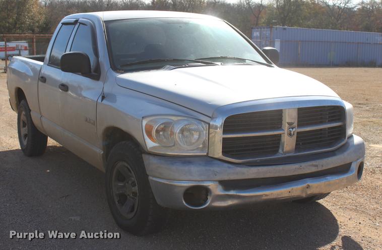 image for item L3005 2008 Dodge Ram 1500 Quad Cab pickup truck