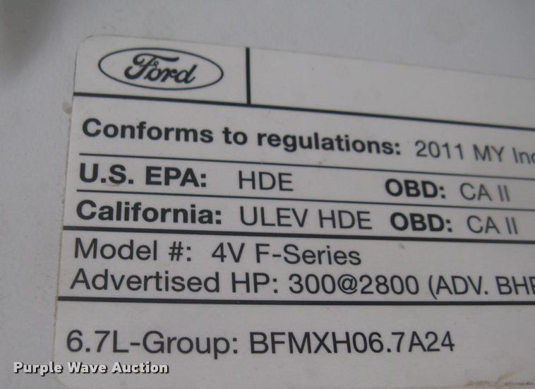 image for item L3936 2011 Ford F350 Super Duty XL dump bed pickup truck