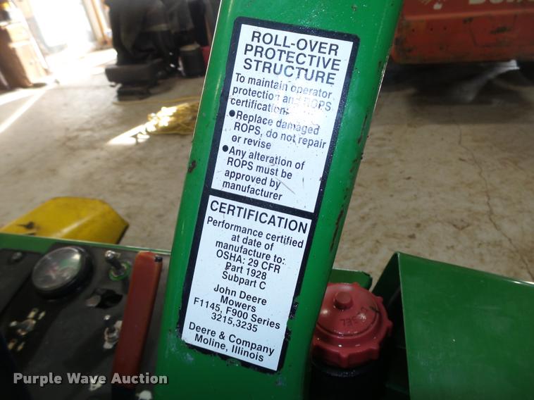 image for item L4201 John Deere F935 ZTR lawn mower