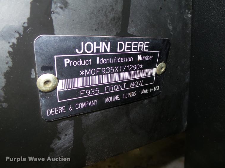 image for item L4201 John Deere F935 ZTR lawn mower