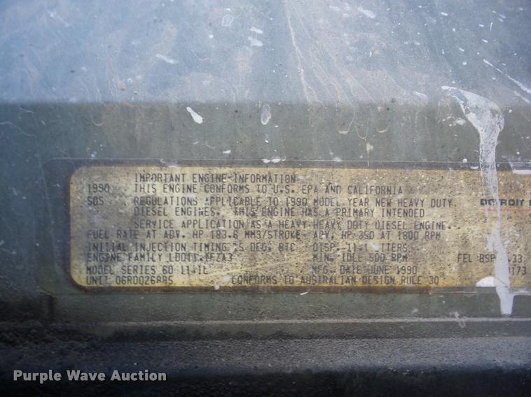 image for item AG9099 1991 Freightliner FLD dump truck