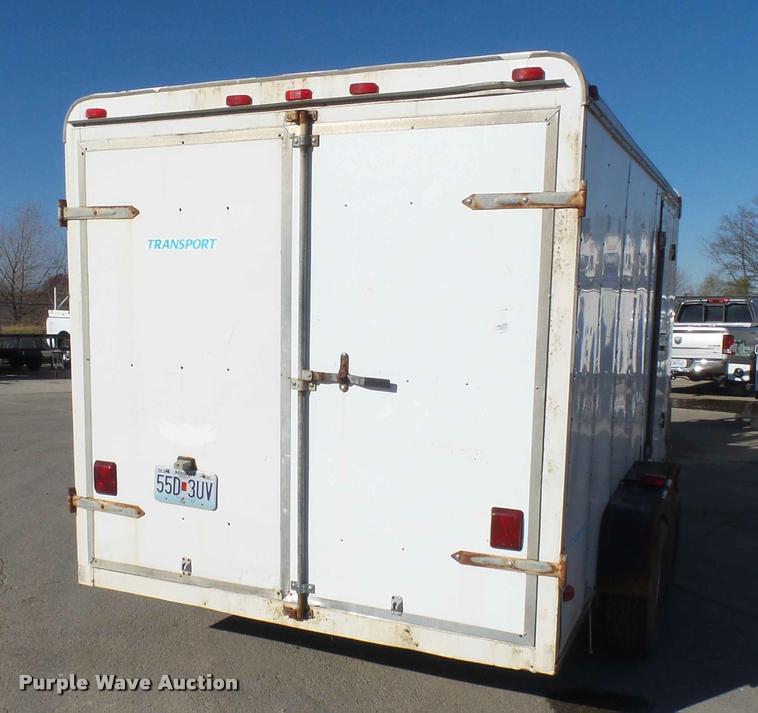 image for item AV9777 2001 Haulmark TS7X14DT2 enclosed cargo trailer