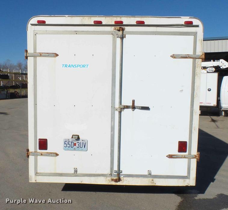 image for item AV9777 2001 Haulmark TS7X14DT2 enclosed cargo trailer