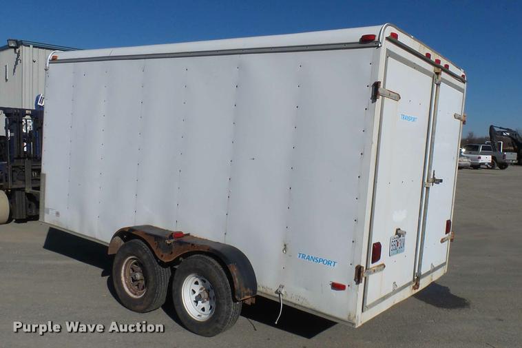 image for item AV9777 2001 Haulmark TS7X14DT2 enclosed cargo trailer