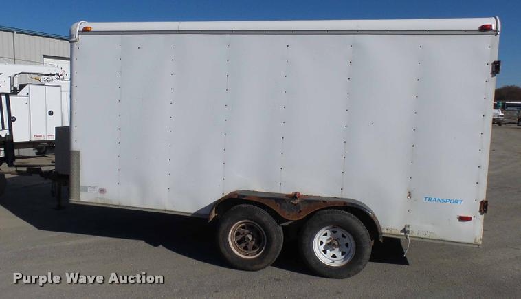image for item AV9777 2001 Haulmark TS7X14DT2 enclosed cargo trailer