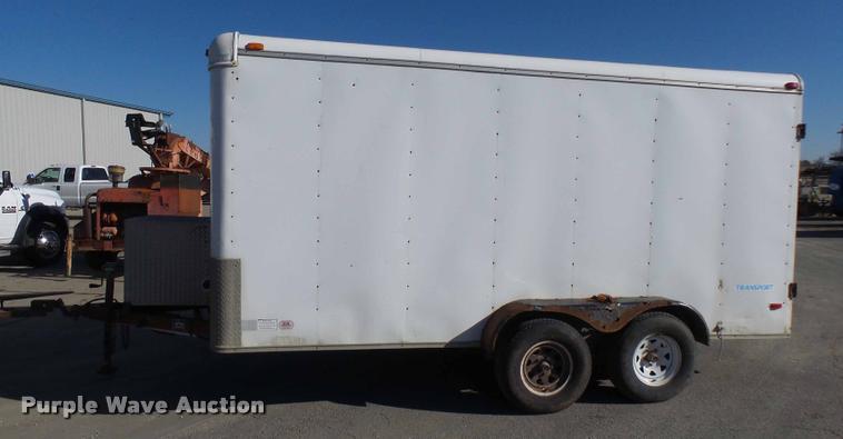 image for item AV9777 2001 Haulmark TS7X14DT2 enclosed cargo trailer