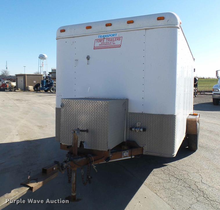 image for item AV9777 2001 Haulmark TS7X14DT2 enclosed cargo trailer