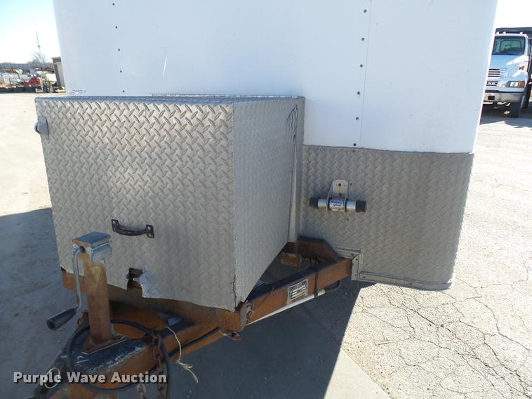 image for item AV9777 2001 Haulmark TS7X14DT2 enclosed cargo trailer