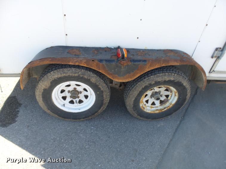 image for item AV9777 2001 Haulmark TS7X14DT2 enclosed cargo trailer