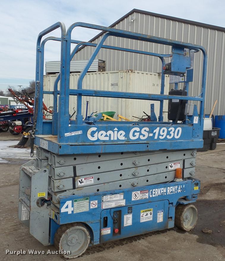 image for item BU9170 Genie GS1930 scissor lift