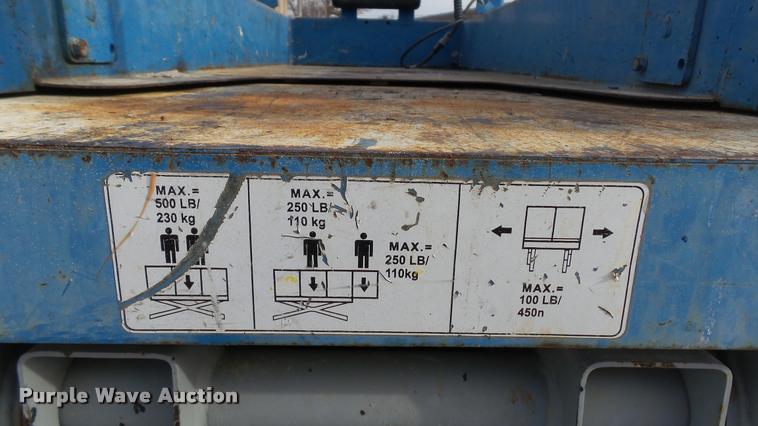 image for item BU9170 Genie GS1930 scissor lift