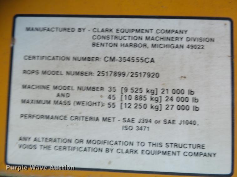 image for item DA2500 1973 Clark 35GMC wheel loader
