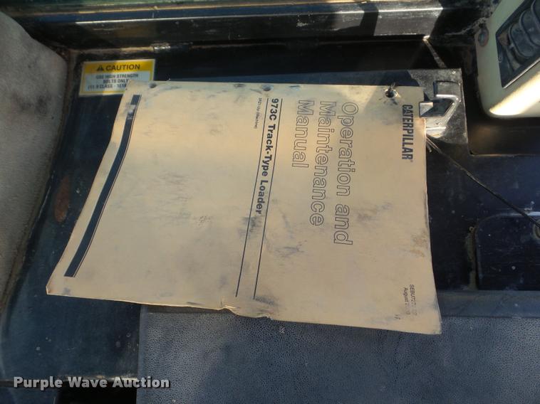 image for item DA5152 2001 Caterpillar 973C track loader