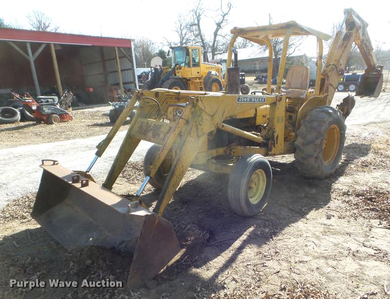 image for item DA5237 John Deere 300B backhoe