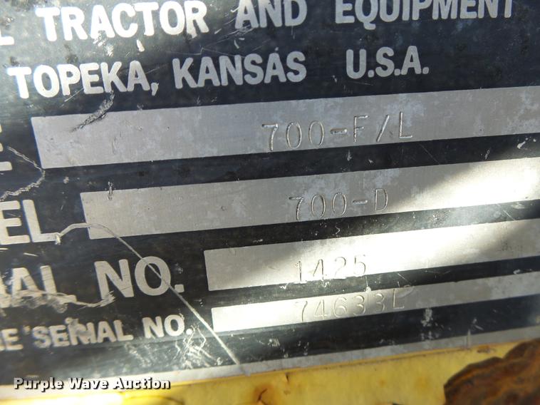 image for item DA9294 Allis Chalmers 700-D rough terrain forklift