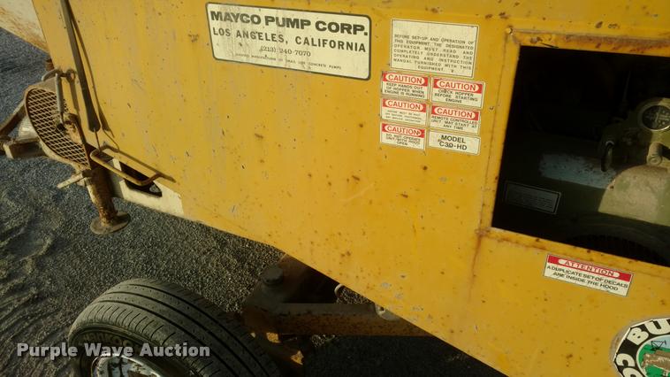 image for item DB0766 Mayco concrete pump