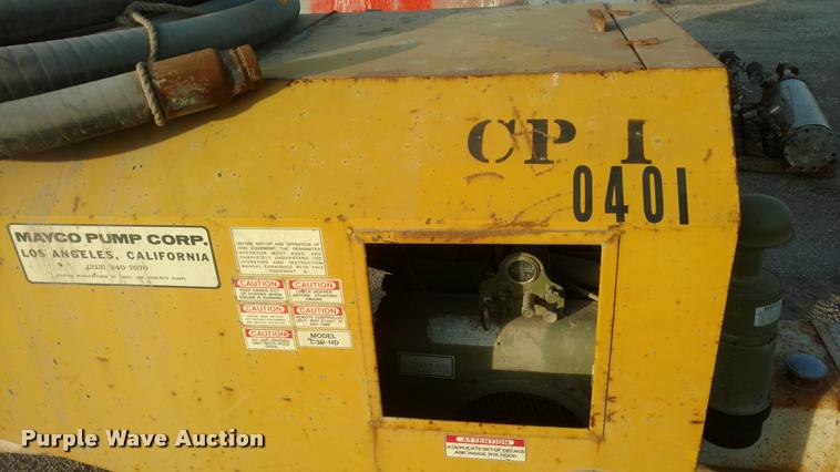 image for item DB0766 Mayco concrete pump