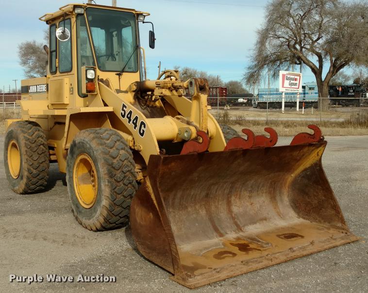 image for item DB0806 1993 John Deere 544G wheel loader
