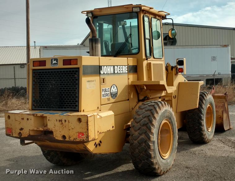 image for item DB0806 1993 John Deere 544G wheel loader