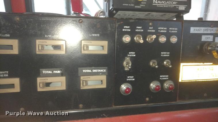 image for item DB0817 1989 Ford CT8000 paint striping truck