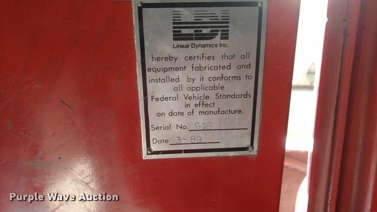 image for item DB0817 1989 Ford CT8000 paint striping truck