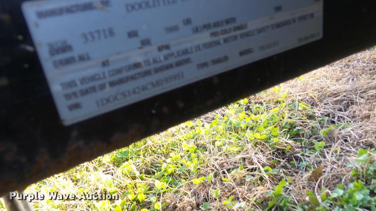 image for item DB2750 2012 Doolittle Bullitt enclosed cargo trailer