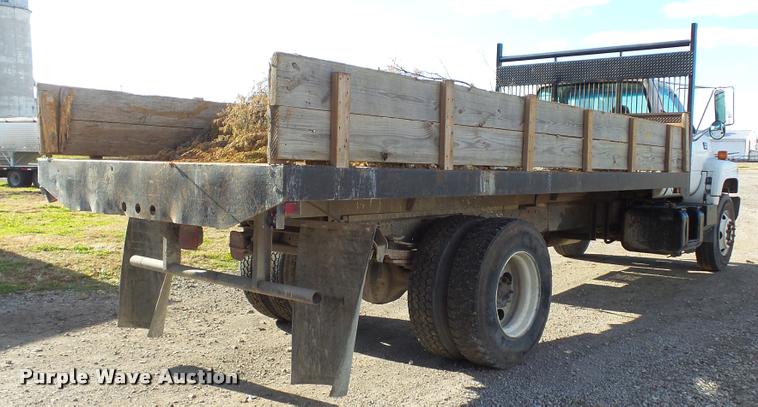 image for item DB2753 2001 GMC C7500 dump flatbed truck