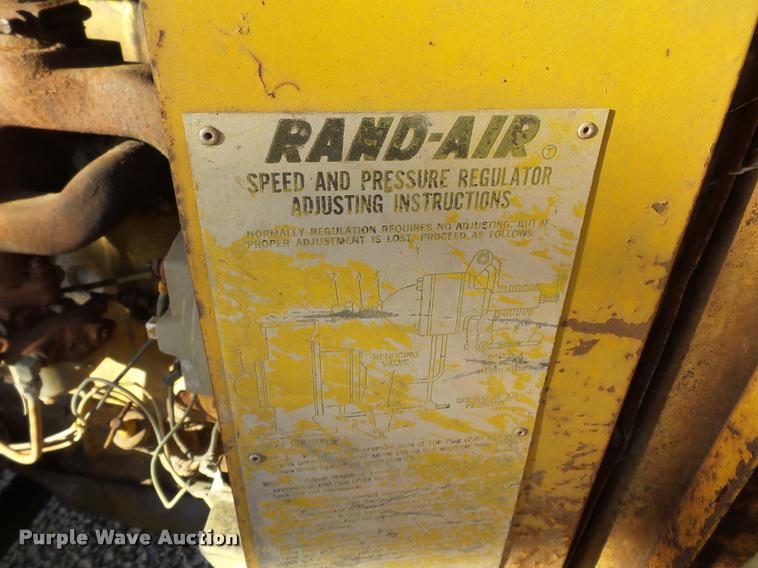 image for item K3408 Ingersoll Rand GRR160 air compressor