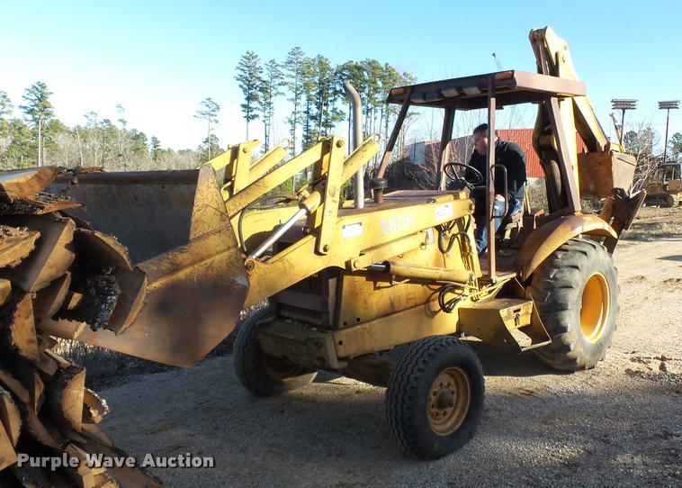 image for item K3410 1987 Case 580K backhoe