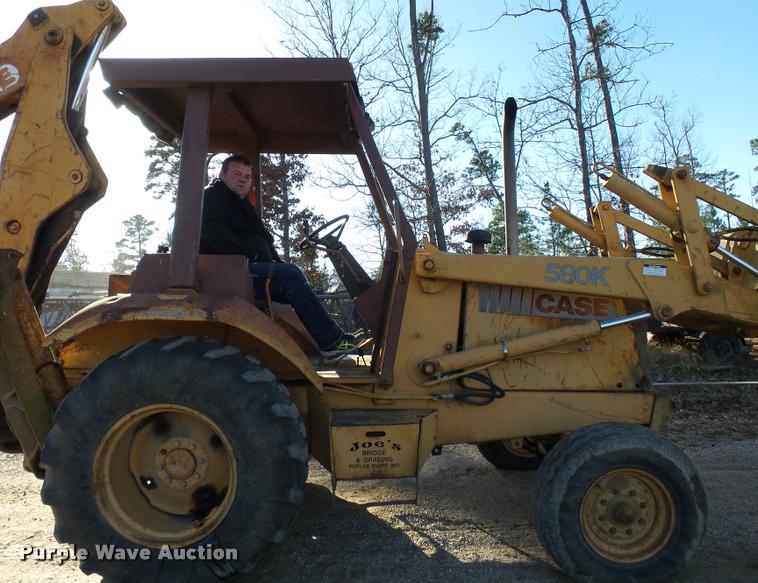 image for item K3410 1987 Case 580K backhoe