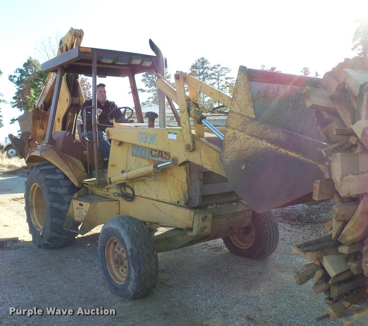 image for item K3410 1987 Case 580K backhoe