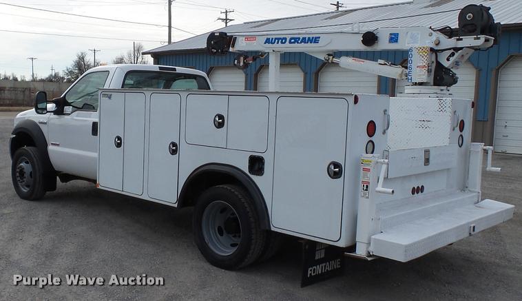 image for item K3467 2007 Ford F450 Super Duty service truck with crane