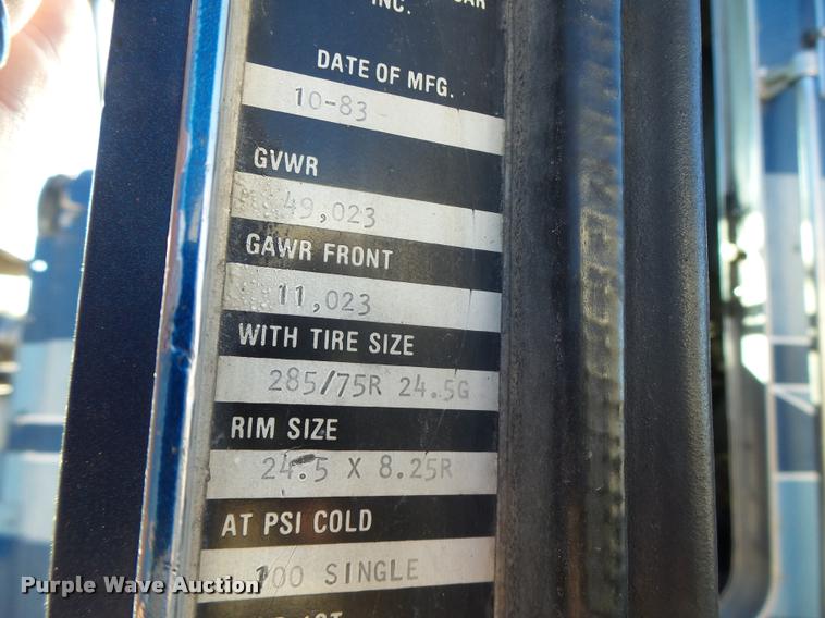 image for item K5581 1984 Kenworth dump truck