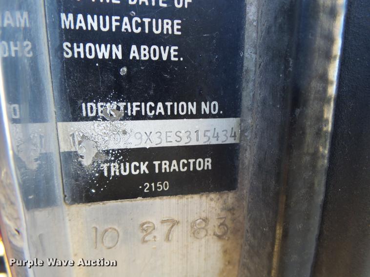 image for item K5581 1984 Kenworth dump truck