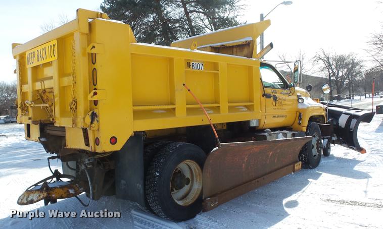 image for item K8006 2000 GMC C7500 dump truck