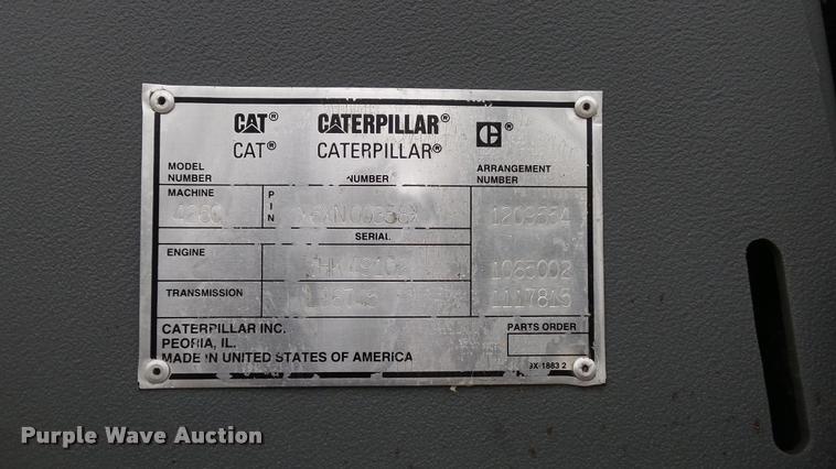 image for item K8057 1997 Caterpillar 426C backhoe