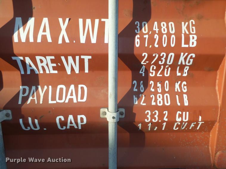 image for item L4227 2003 Tex storage container