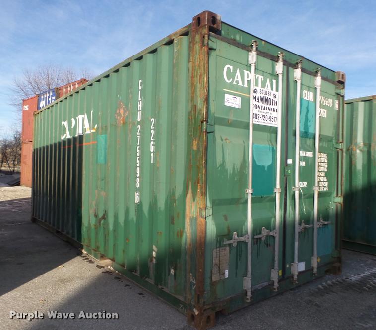 2002 Capital storage container in Fremont, NE Item L4229 sold