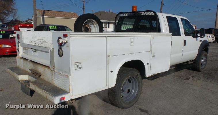 image for item L7193 2006 Ford F550 XL Crew Cab service truck