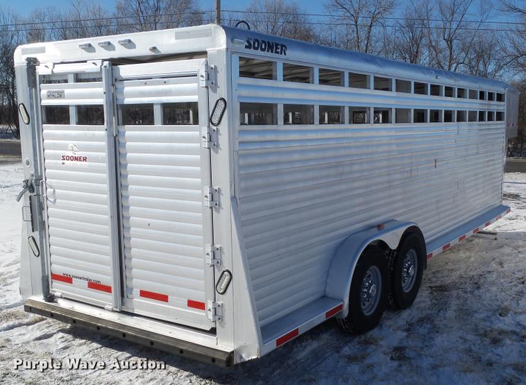 image for item BZ9975 2013 Exiss Sooner SR-624 livestock trailer
