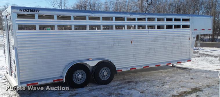 image for item BZ9975 2013 Exiss Sooner SR-624 livestock trailer