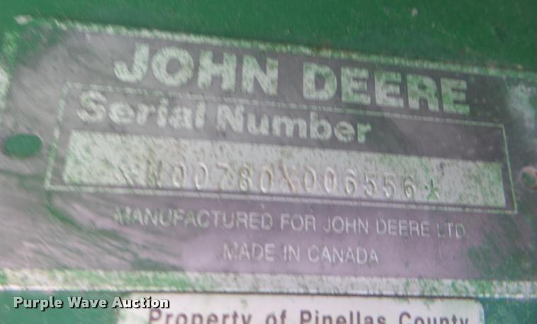 image for item DA5219 John Deere 780 manure spreader
