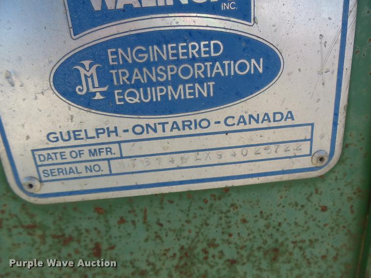 image for item DA9295 Walinga 614 grain vacuum