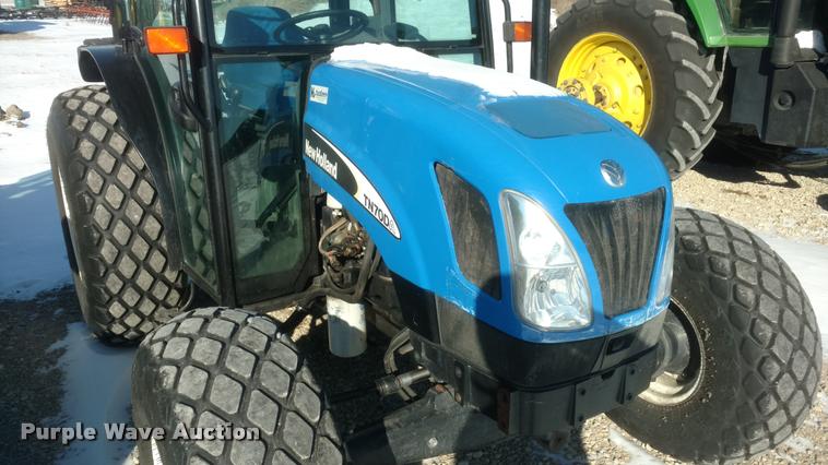 image for item DB0829 2005 New Holland TN70DA MFWD tractor