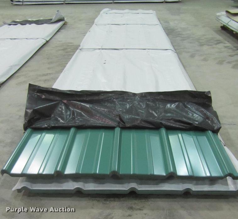 image for item F1934 (60) sheets of metal siding/roofing