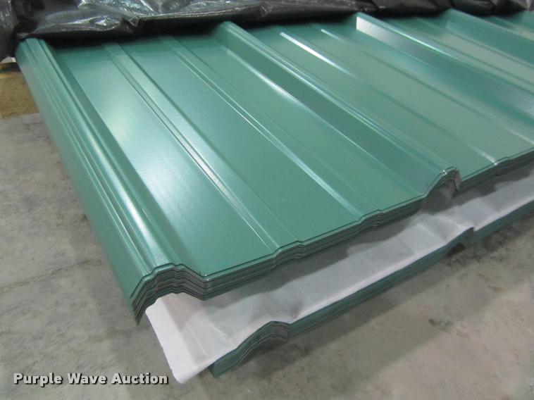 image for item F1934 (60) sheets of metal siding/roofing