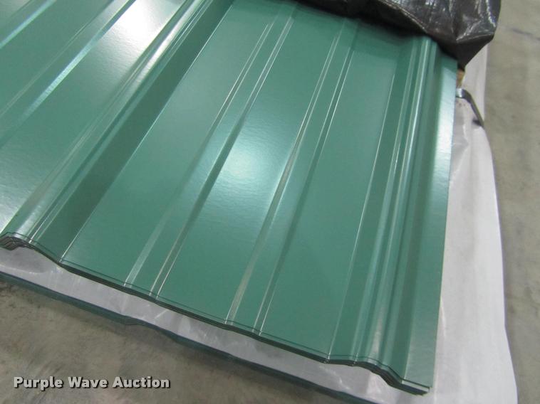 image for item F1934 (60) sheets of metal siding/roofing