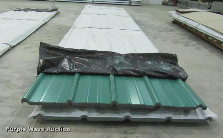 image for item F1934 (60) sheets of metal siding/roofing