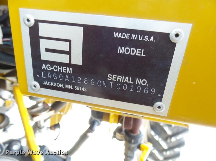 image for item J5455 2008 Ag-Chem RoGator 1286C self-propelled sprayer