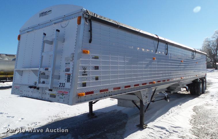image for item BZ9974 2007 Wilson DWH-5010 double hopper grain trailer